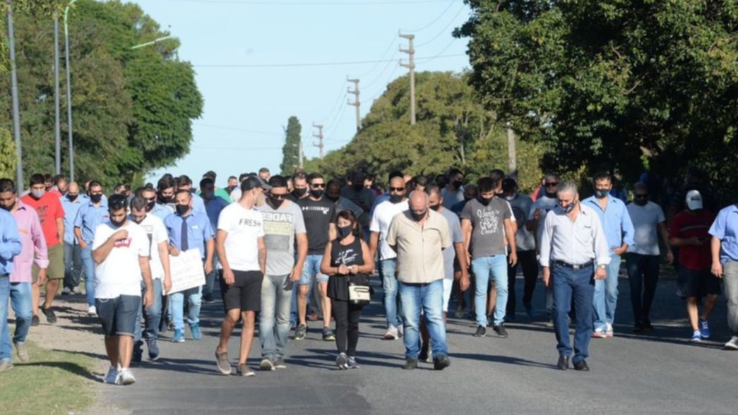 Compañeros del chofer fallecido durante un accidente en La Plata marcharon por justicia