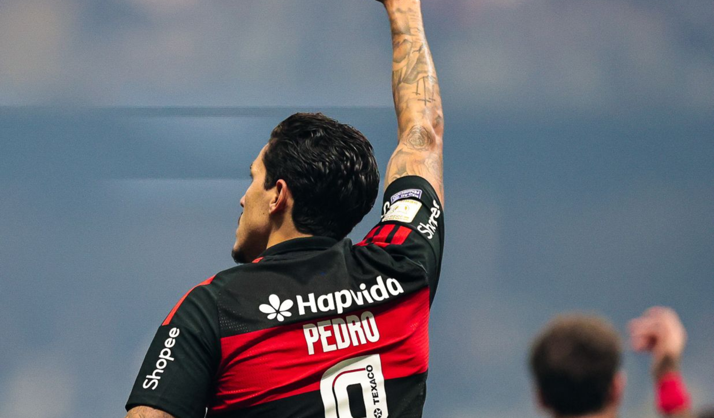 Flamengo Pedro festejo gol