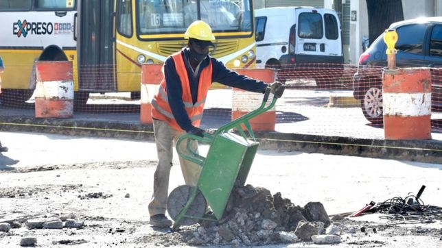 comenzaron las obras en avenida 7 y asi seran los desvios para el transito y el transporte
