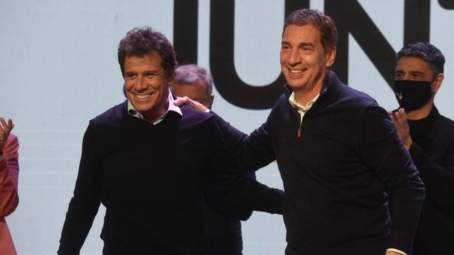 santilli y manes cerraran la campana de juntos en el estadio de atenas de la plata