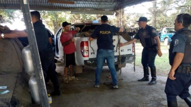 video: asi fue el allanamiento y hallazgo de un millonario botin en una quinta de la plata