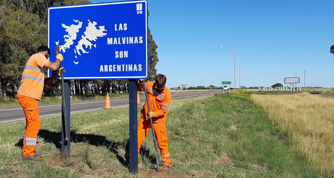 Cartel Islas Malvinas