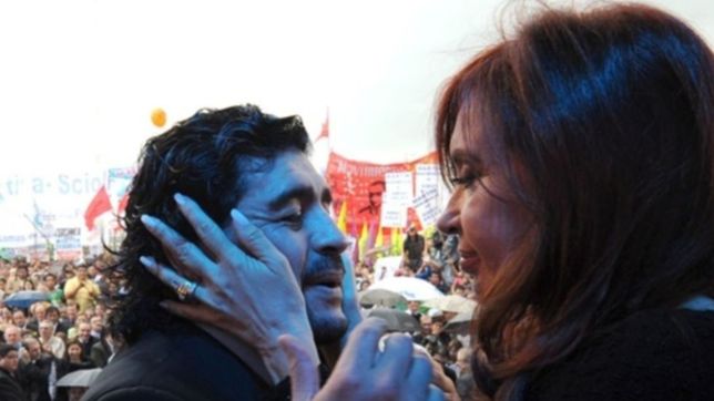 cristina fernandez hablo de la llegada de maradona a gimnasia