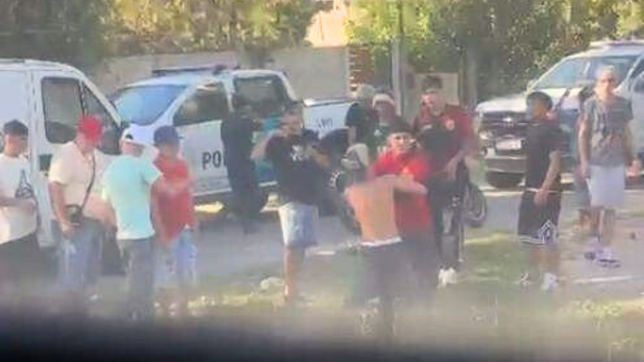 alarma por una fiesta que termino en una batalla campal