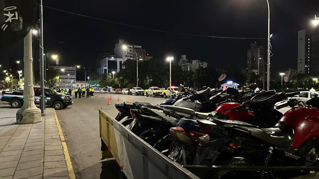 Secuestran 100 motos en La Plata durante diversos operativos
