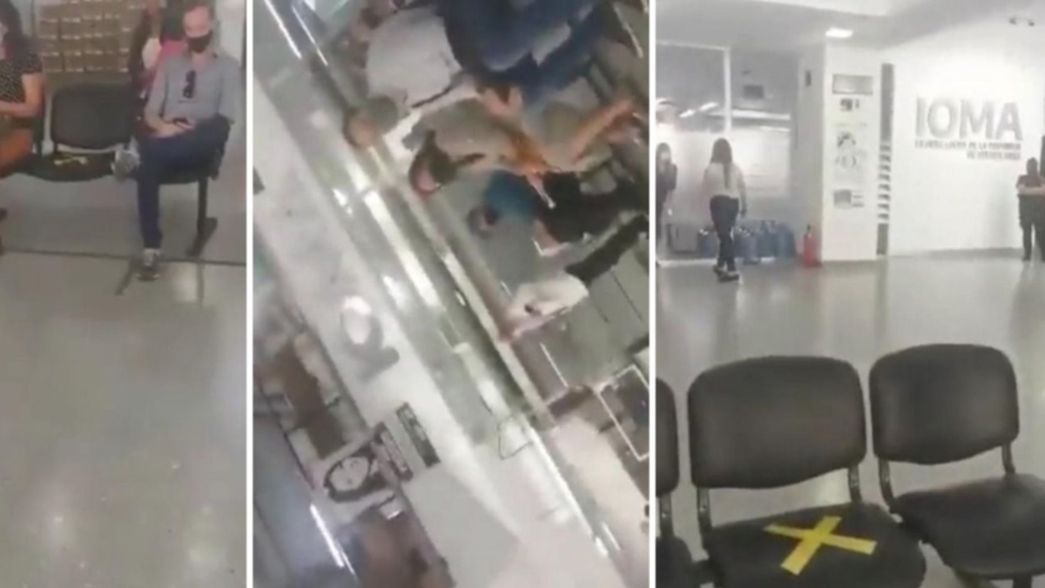 VIDEO: Una afiliada de IOMA se cansó de esperar y explotó en medio de las oficinas