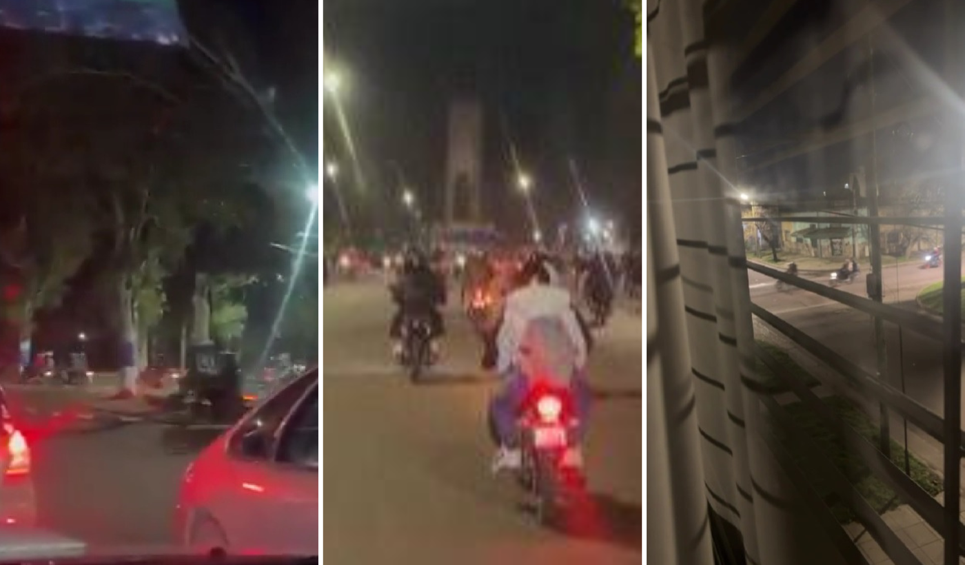 video caravana de motos