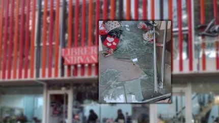 Tras el millonario robo, los tirapiedras volvieron a atacar en un local de City Bell