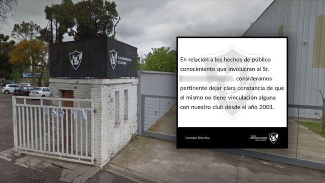 el comunicado de universitario sobre el exrugbier denunciado por violento