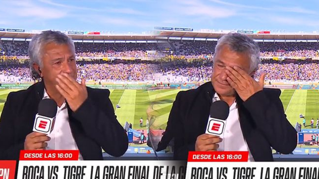 video: la emocion de pipo gorosito en la previa de la final entre boca y tigre
