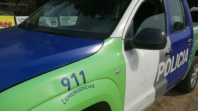 golpeo a su pareja en la plata, lo fueron a detener y termino pegandole a los policias