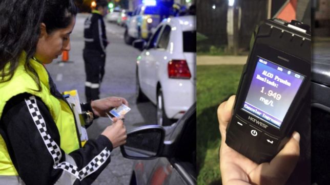 autos, motos y alcoholemia: secuestran 45 vehiculos en un control de transito en la plata