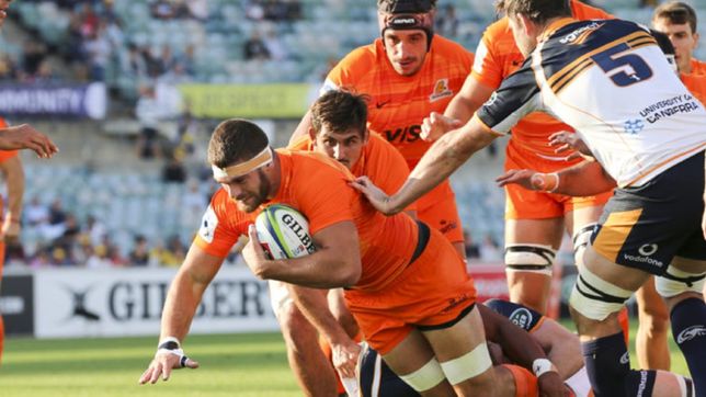 los jaguares superaron a los brumbies de australia