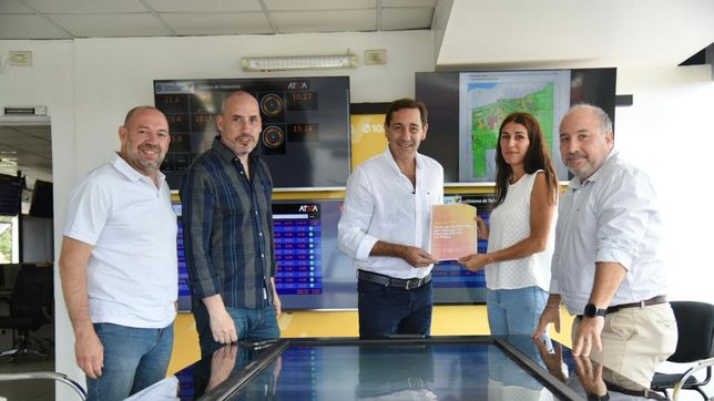 garro recibio la ultima parte del plan para reducir riesgo de inundaciones