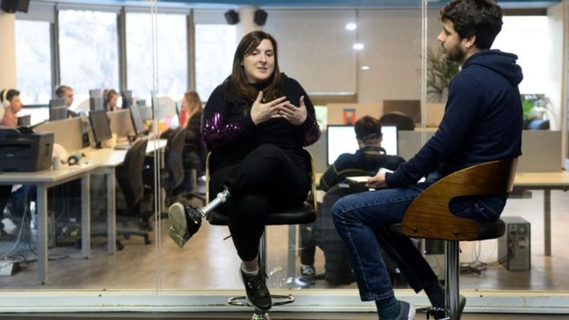 la historia de superacion de la platense que perdio una pierna y casi muere bajo un alud