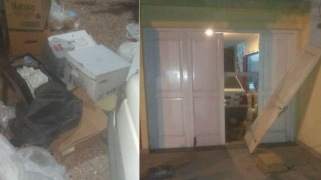 un barrio de la plata al rojo vivo: ahora destrozaron el porton de una casa y se metieron para saquearla