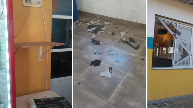 destrozaron una ventana y desvalijaron una vez mas el club everton de la plata