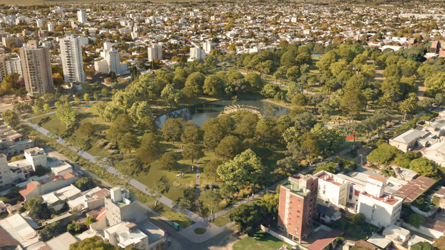 once esculturas, 16.443 plantas y 14.608 m² extra: los numeros detras de las obras del parque saavedra