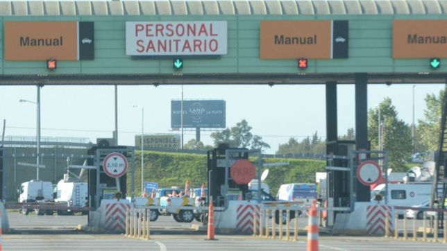 ¿hasta cuando funcionaran los carriles exclusivos del personal sanitario en la autopista?