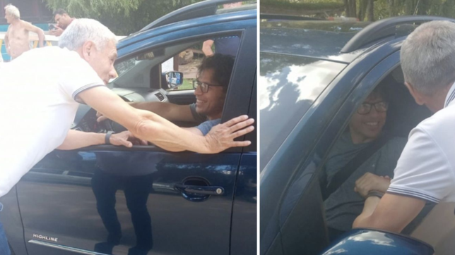 axel kicillof visito las playas del rio de la plata y sorprendio a todos