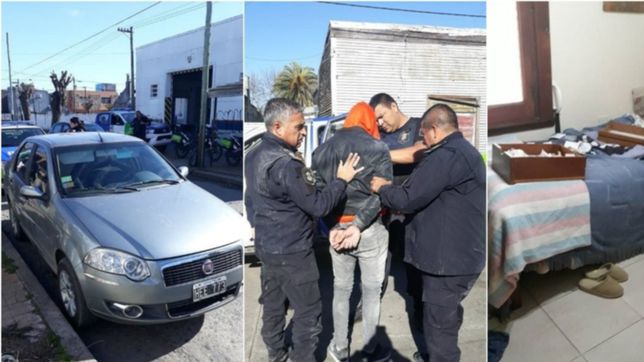 un abuelo fue a sacar la basura, dos ladrones lo entraron a los golpes y lo desvalijaron