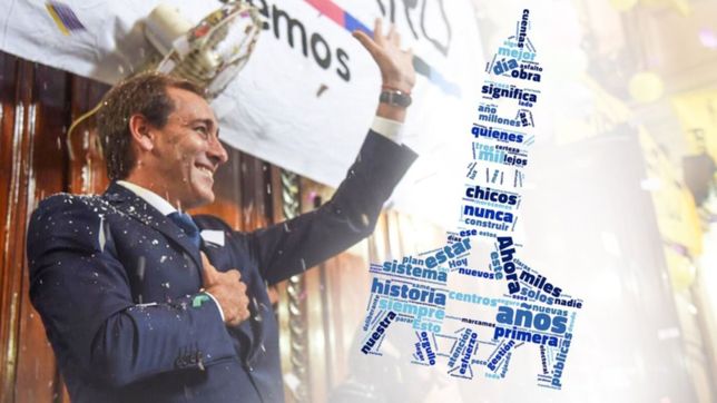 ciudad, obras y platenses, las palabras mas usadas por garro en su discurso