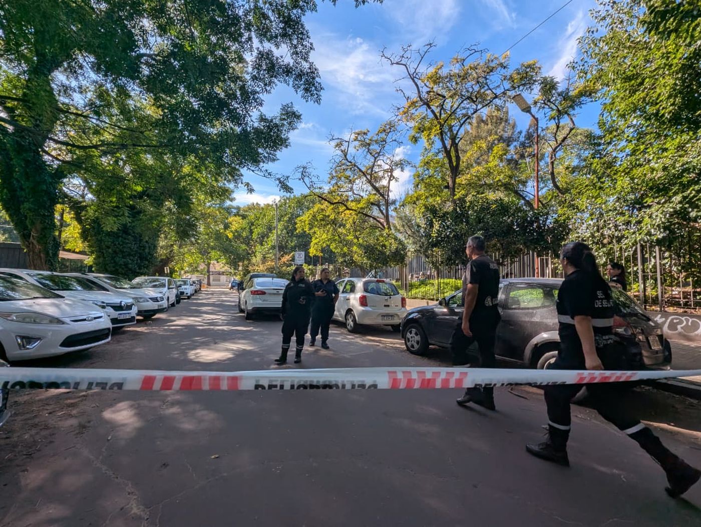 Operativo por la bebé muerta en la Facultad de Arquitectura (2)