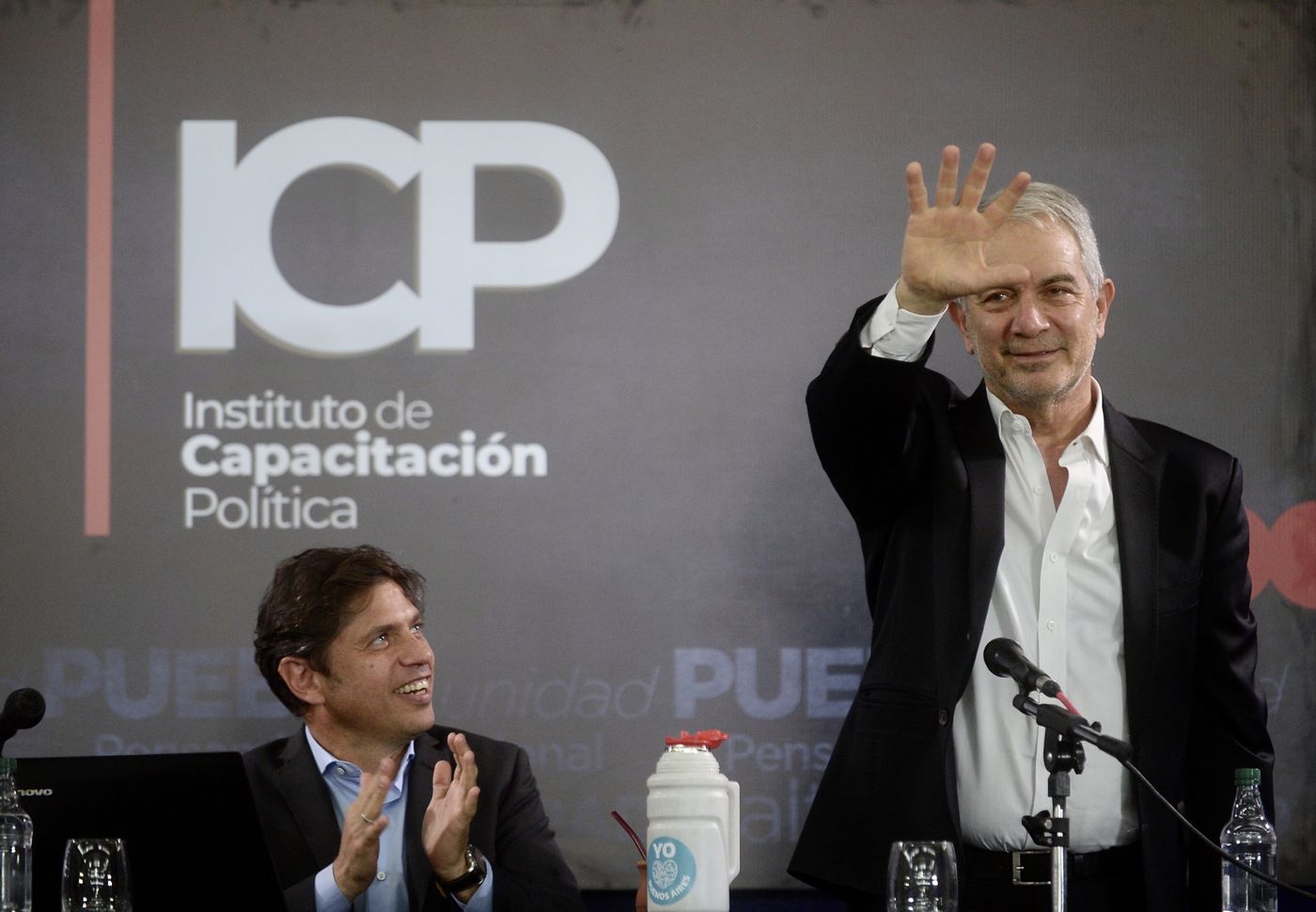 Axel Kicillof y Julio Alak estuvieron presentes en el último curso realizado por el ICP.