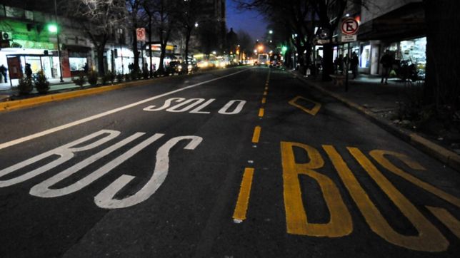 ¿como funcionaran los nuevos carriles exclusivos para micros en la plata?