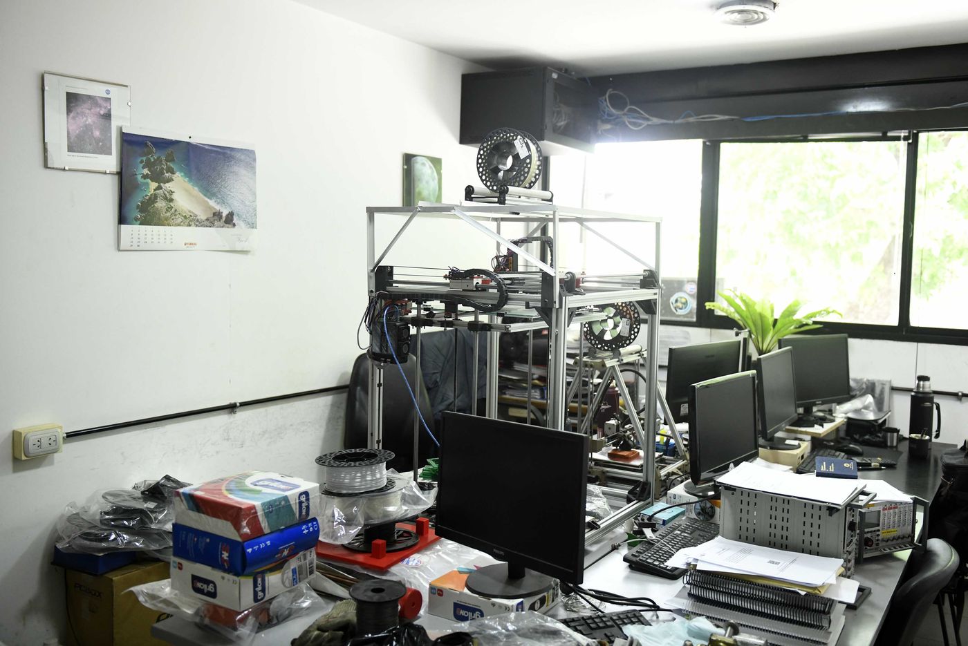 La impresora 3D se usa para hacer modelos antes de pasar a la fabricación con materiales más pesados