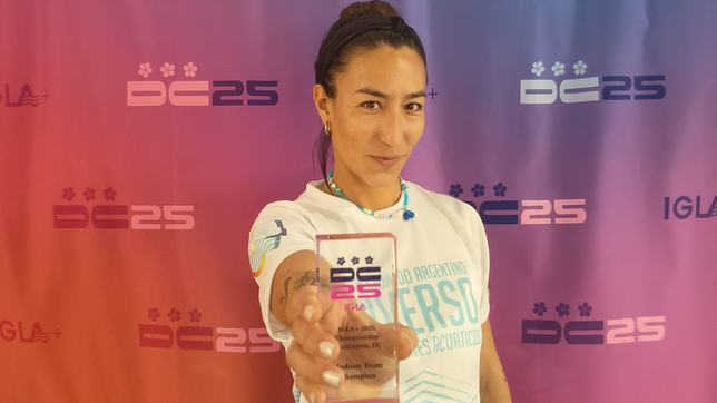 gigi ponce, la nadadora orgullo de la plata en el mundial igla+