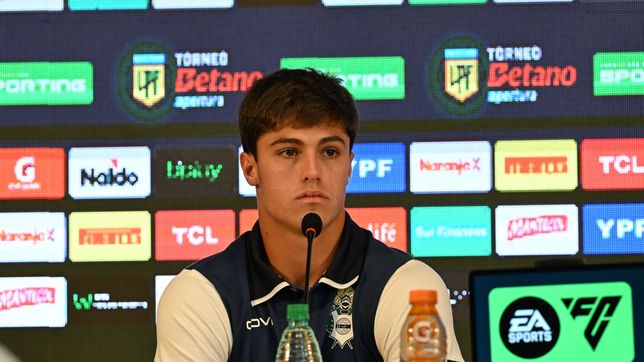 el juvenil facundo di biasi tomo la palabra y no dejo dudas en la previa de su primer clasico platense