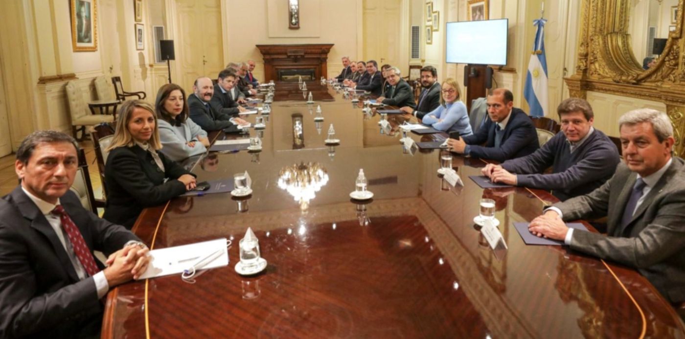 Alberto Fernández con gobernadores
