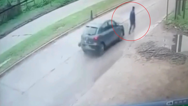 brutal choque termino con dos personas heridas y un conductor profugo