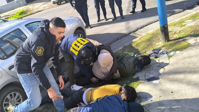detuvieron a una banda que realizaba violentas entraderas en la plata