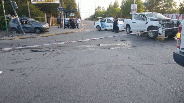 un hombre murio este lunes en un impactante accidente