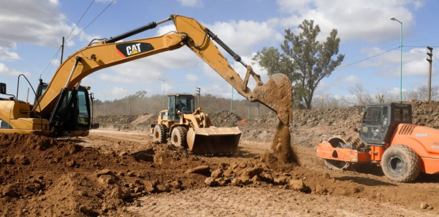 Katopodis en la obra de extensión de la autopista La Plata Buenos Aires
