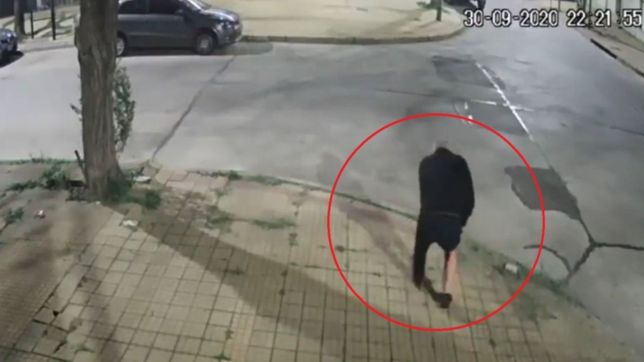 video: asi fue el brutal robo en la plata que termino con un jubilado baleado