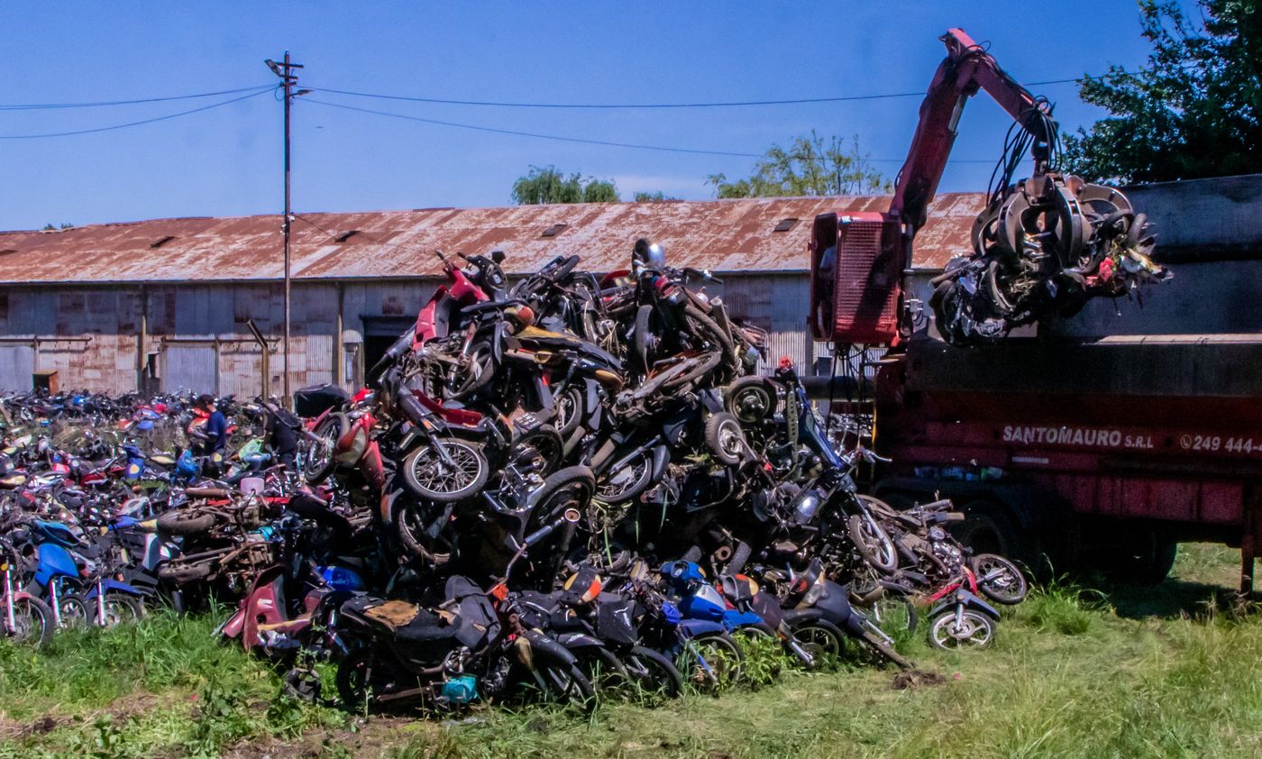 Motos compactadas