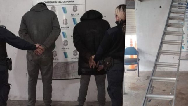 se hicieron pasar por fleteros y con una escalera entraron a robar a una casa de la plata
