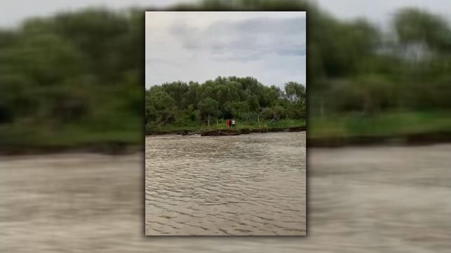 asi fue el momento en el que encontraron a los pescadores perdidos en el rio de la plata