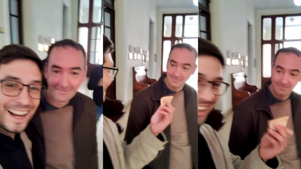 Un joven escrachó a Francisco Adorni cuando salió de votar en el Colegio Nacional de La Plata