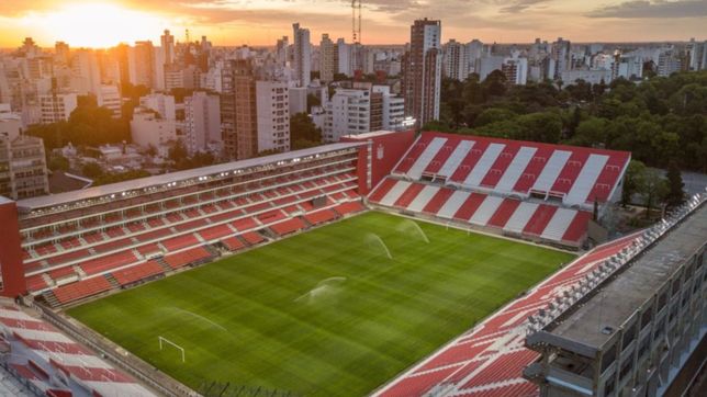 las impactantes fotos desde el aire del estadio de estudiantes