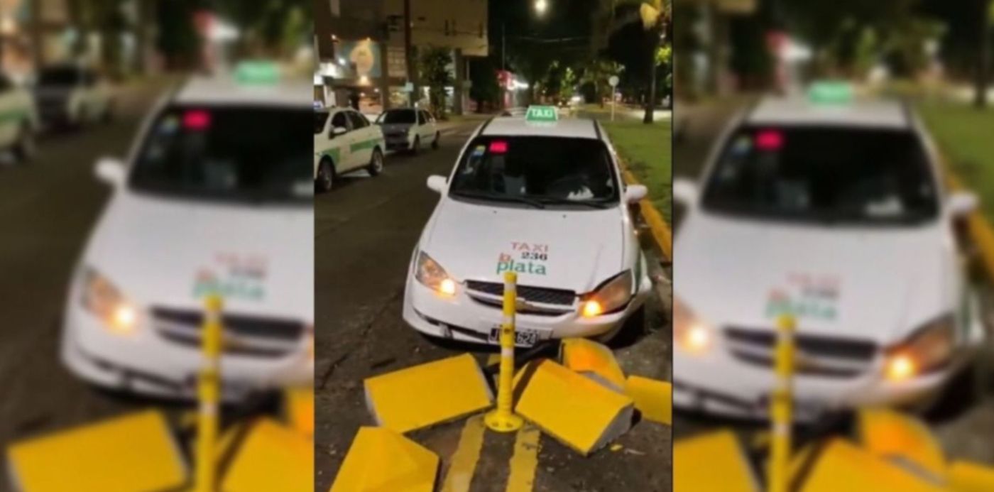 Taxi chocado - bicisenda