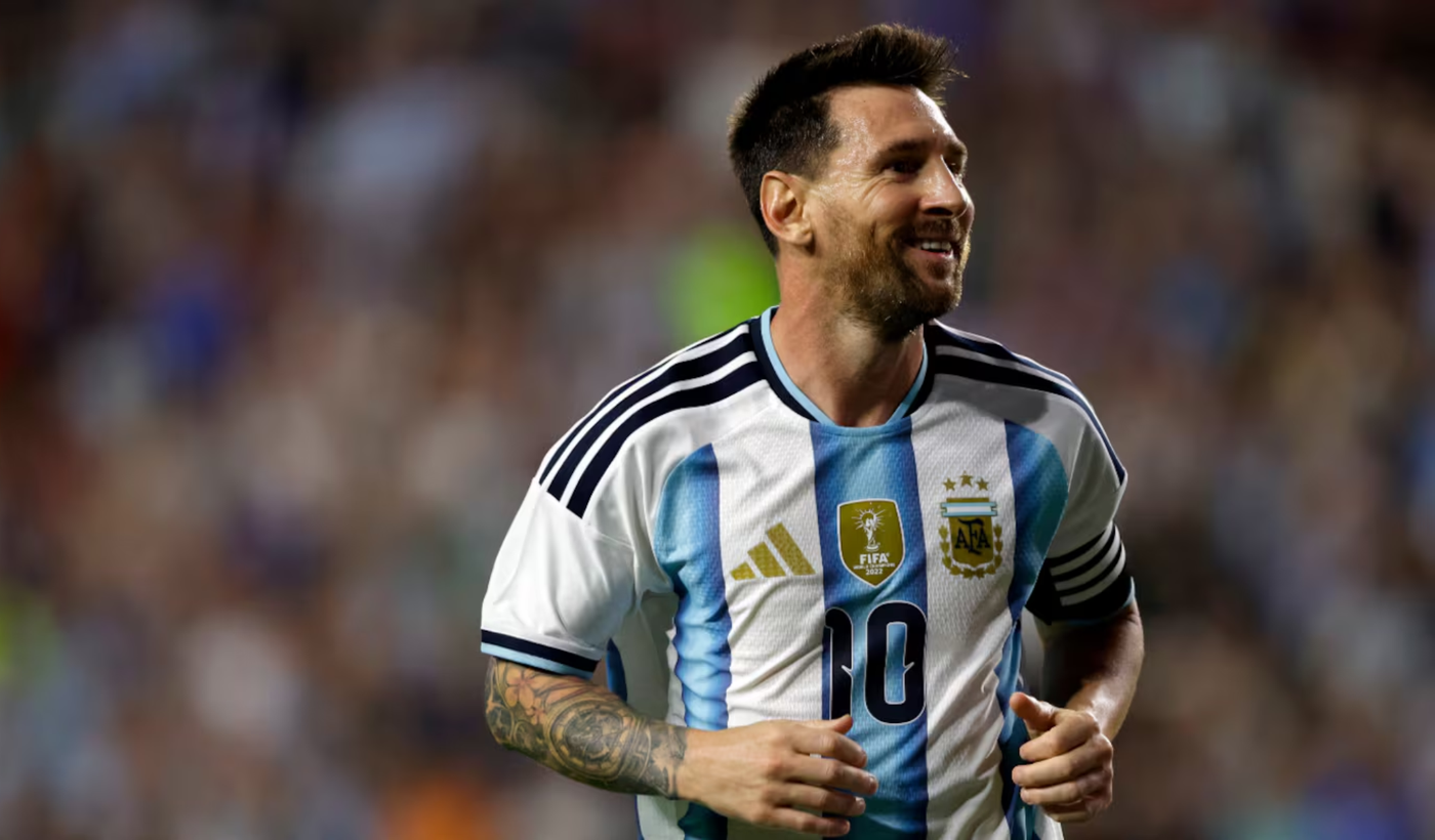 Messi festejo gol Selección argentina 2