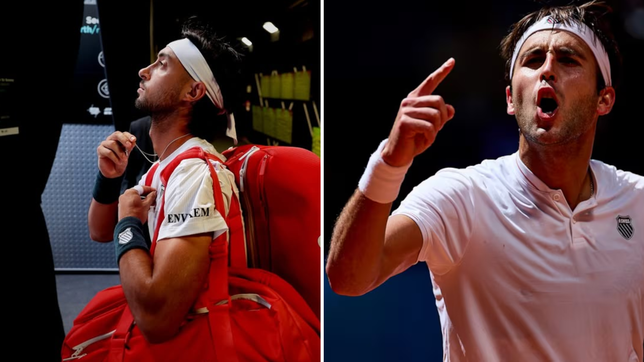 tirante quedo eliminado, pero etcheverry piso fuerte y se metio en octavos de final