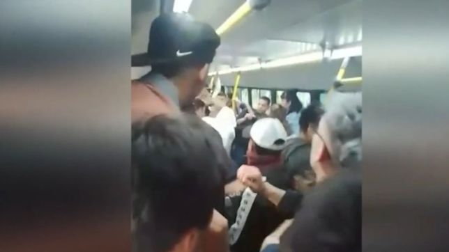 video: gritos, golpes y amenazas arriba de un micro 202 en la plata