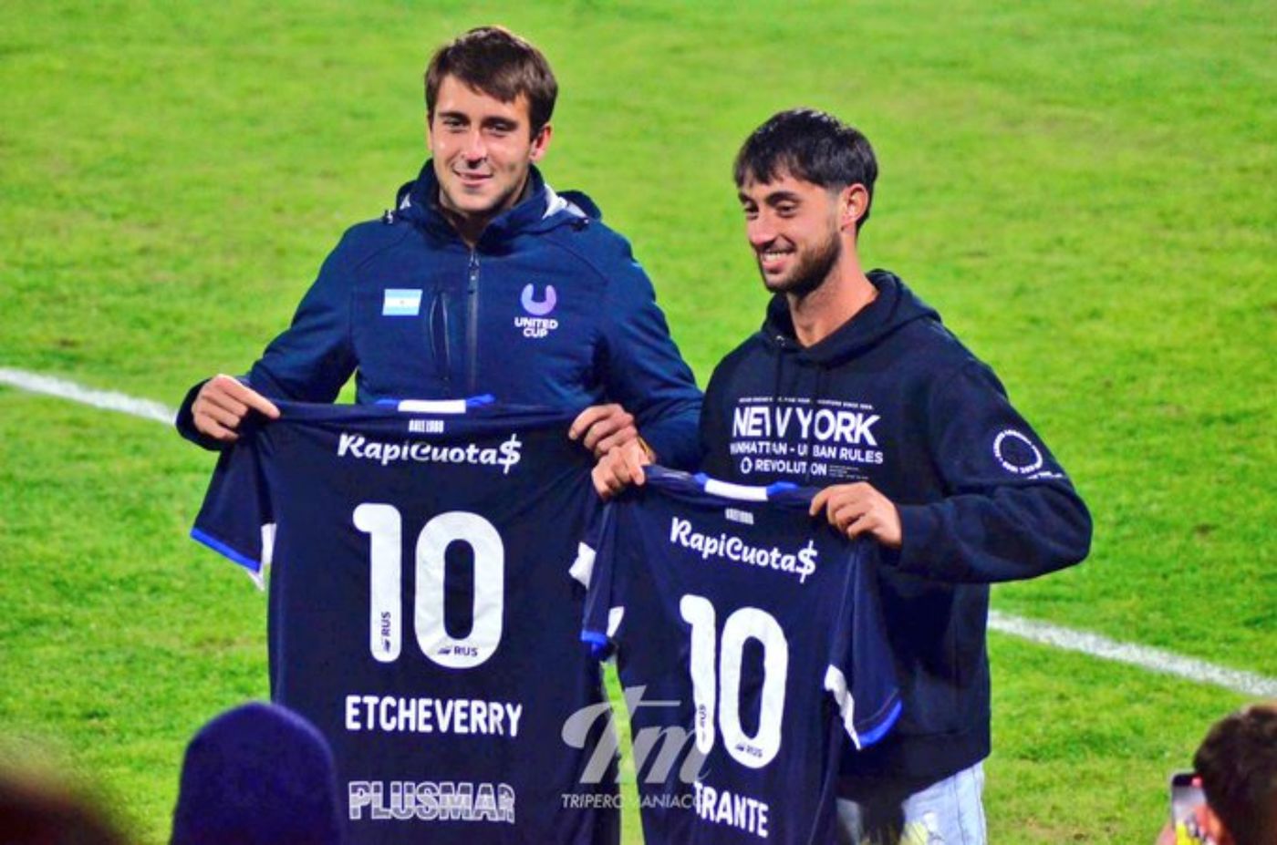 Los tenistas platenses, Tomás Etcheverry y Thiago Tirante, recocidos por Gimnasia.