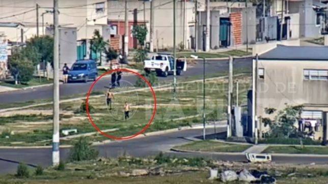 video: robo, persecucion y fuga en la plata con dos delincuentes armados