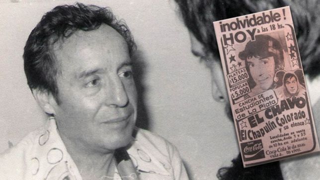 ¿realidad o fake?: la sorprendente aparicion del chavo del 8 en la cancha de estudiantes